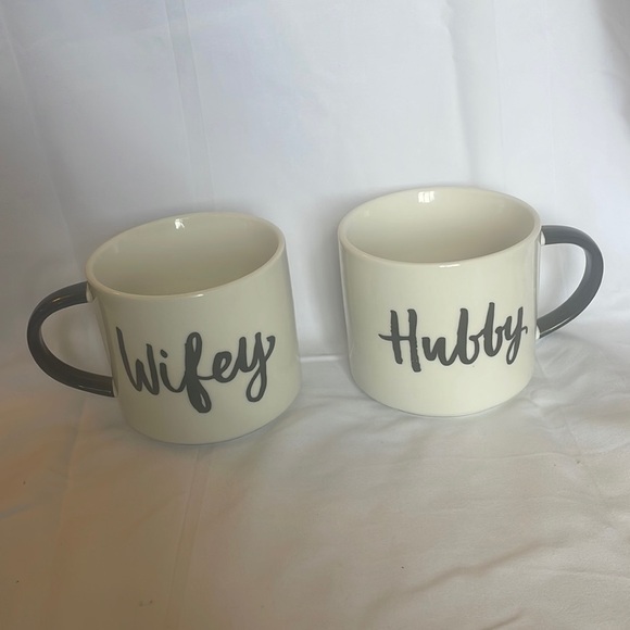 Threshold Other - Wifey Hubby Wife Husband Coffee Cups